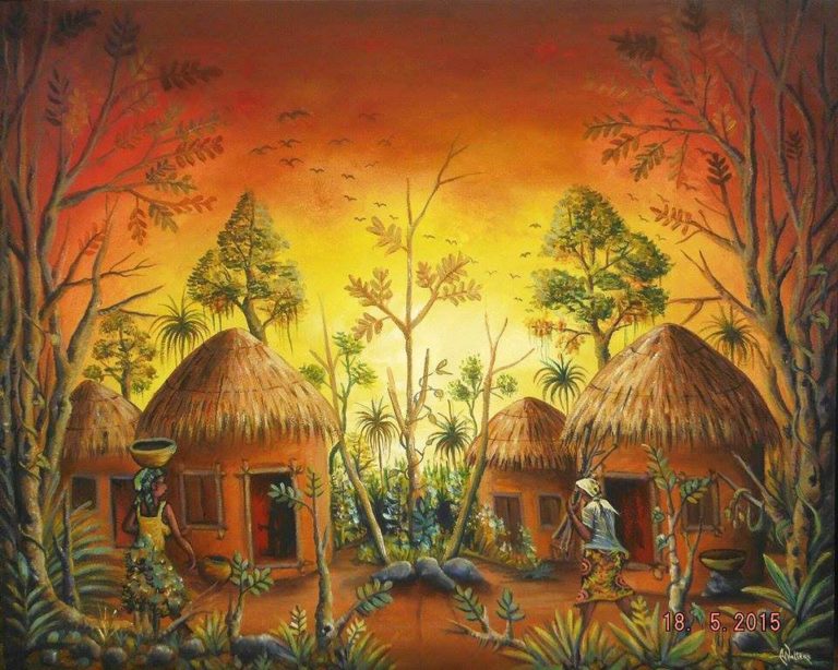 All Angu Walters Paintings • Art Cameroon African Paintings